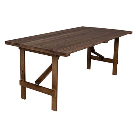 6ft Rustic Trestle Table Seats 6 Hallmark Hire