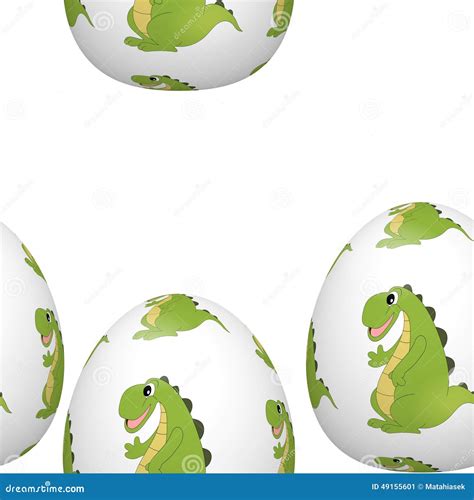 Eggs Of Dinosaur Icon In Outline Style Isolated On White Background