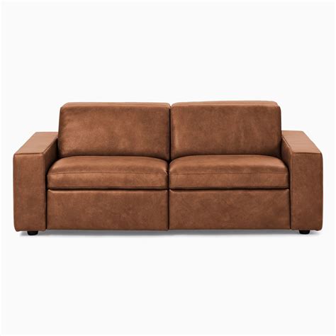 Enzo Leather Reclining Sofa 7793 West Elm