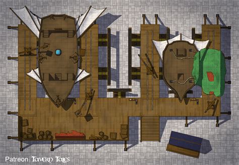 Airship Docks : r/battlemaps