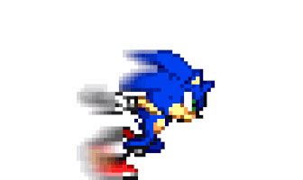 Sonic Running Animation Sprites