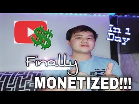 How To Get Monetized On Youtube Monetization Approved In Day