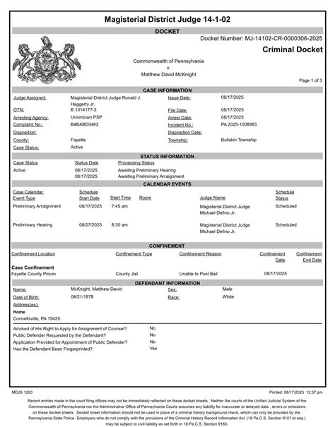 A Detailed Tutorial On How To Navigate The Montgomery County Pa Docket Search For Criminal And Civil