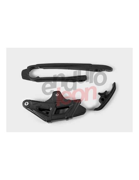 KIT GUIA CADENAS PATIN DE BASCULANTE KTM EXC 125 450 12 23 NEGRO