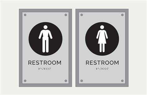 Unique ADA Restroom Signage :: Behance