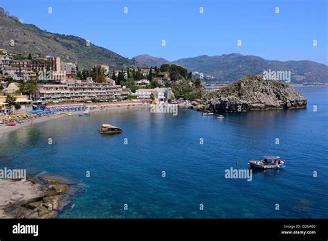 Mazzaro Beach - Taormina, Sicily, Italy Stock Photo - Alamy