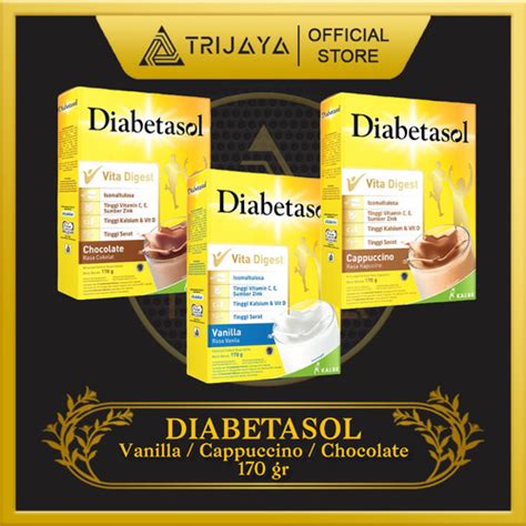 Jual Diabetasol Gr Vanila Coklat Cappucino Susu Diabetes