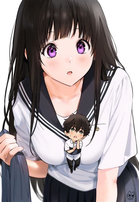 氷菓 奉える Meryのイラスト Pixiv Hyouka Cute Anime Couples Anime