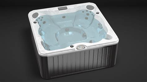 JACUZZI J Hot Tub Grey With Water D Model Ds Blend C D