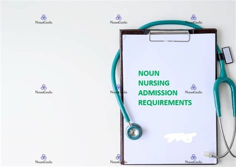 Noun Admission Requirement For Nursing Programme 2021 Updated Noungeeks