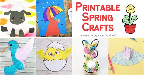 Discover Fun & Easy Printable Spring Crafts for Kids