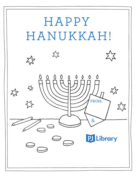 Happy Hanukkah Coloring Sheet Download Printable Pdf Templateroller