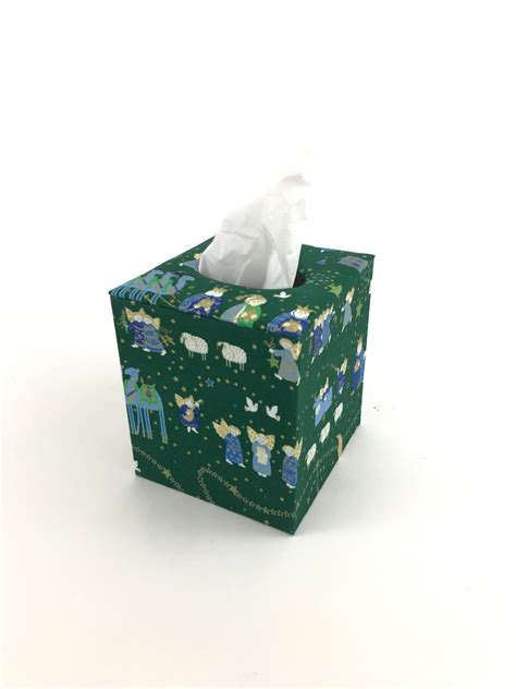 Holiday Tissue Box Cover Etsy