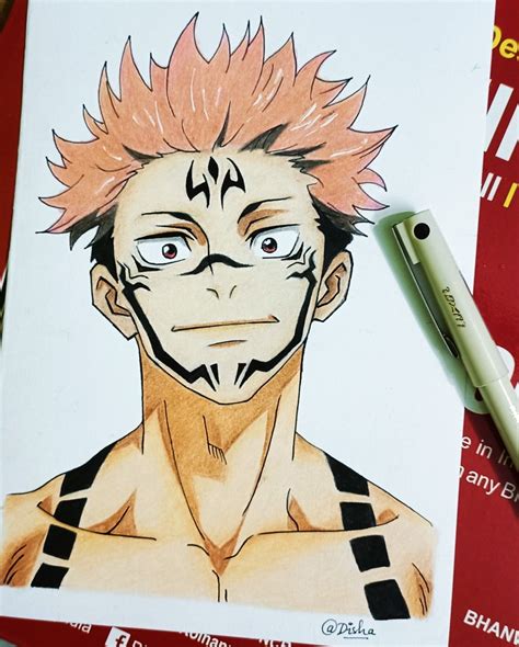 Sukuna sketch in 2024 | Anime sketch, Best anime drawings, Naruto ...