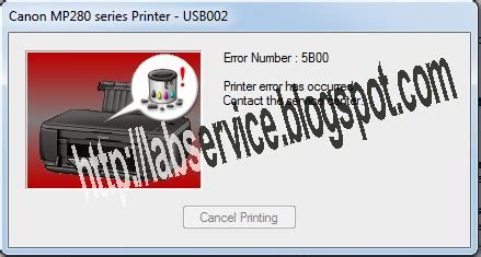 REPAIR & SERVICES: How to Reset Canon Pixma MP287 Error Code P07 (5B00)