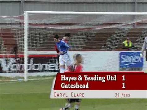 Hayes Yeading Utd V Gateshead 13th February 2010 YouTube