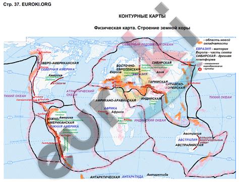 Строение географической карты