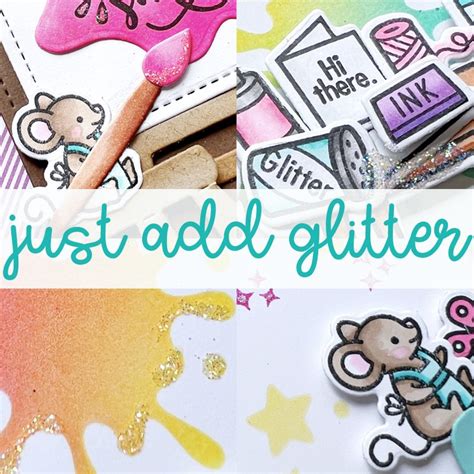 Just Add Glitter Class Title Lawn Fawn