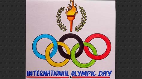 International Olympic Day Drawing Easy International Olympic Day