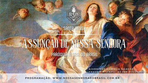 Missa Ao Vivo Domingo S H Online Nossa Senhora Do