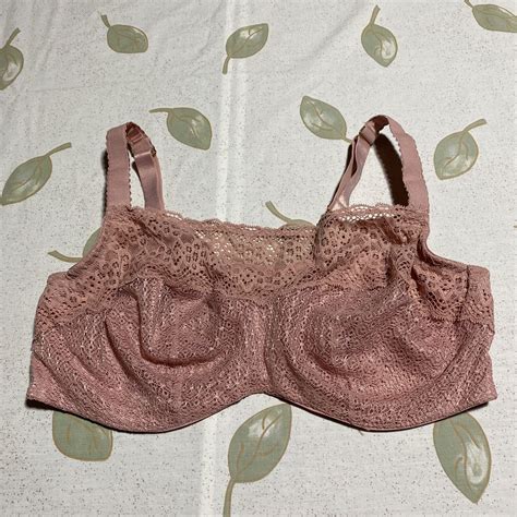 Womens Cacique Pink Lace Underwire Bra Size Ddd Gem