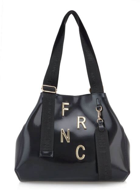 FRNC Τσάντα Ώμου 4706 BLACK - Angels Fashion