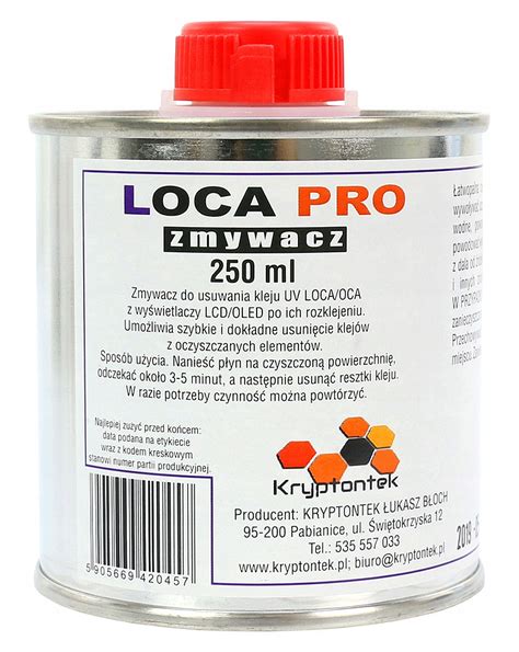 Zmywacz LOCA Pro do kleju puszka metalowa 250 ml