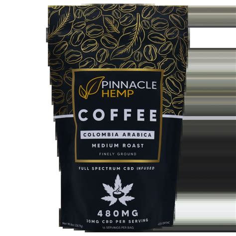 Best Full Spectrum CBD Ground Coffee Online | Pinnacle Hemp