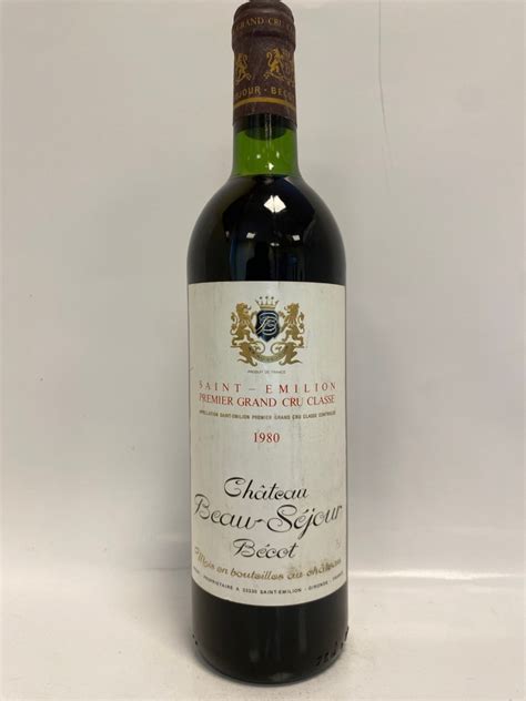 Château Beau Sejour Becot 1Er Grand Cru Classe 1980 Vins Bordeaux