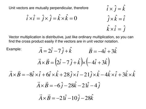 PPT - Vector Multiplication: The Cross Product PowerPoint Presentation ...