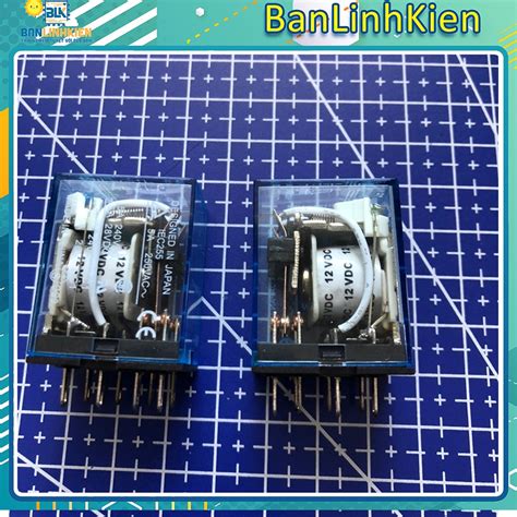 Relay trung gian omron 8 chân 12V 24V 220V Đế Relay HolCim Kênh