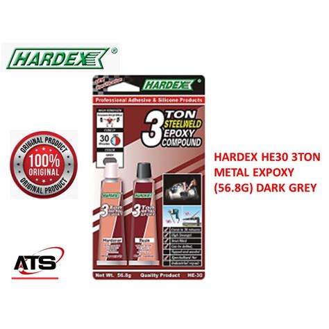 HE 30 HARDEX 3 TON STEELWELD METAL EPOXY COMPOUND HE30 56 8G