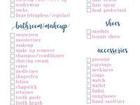 Travel Packing Checklist Ideas Travel Packing Checklist Packing