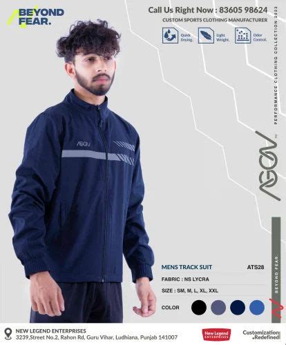 Polyester Mens Tracksuit Upper At Rs 660 Piece In Ludhiana Id