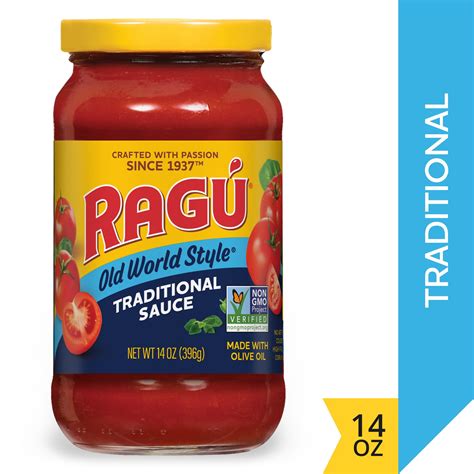 Ragu Old World Style Traditional Sauce Made With Olive Oil 14 Oz