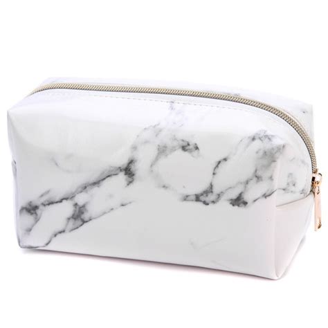 Marble Pencil Case For Girls Boy Portable Makeup Storage Cosmetic Bag Pencil Box Pencil Bag