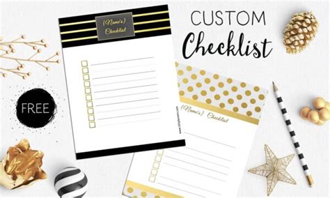 FREE Checklist Template | Use the Checklist Maker or Print the List