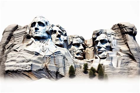 Mount Rushmore Male Man Representation Premium Photo Illustration