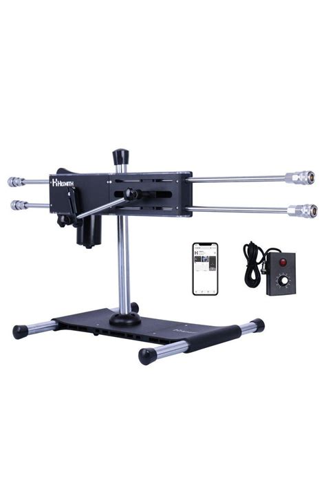 BoniLove Hismith Yeni Tasarım Dörtlü Uyarım Sağlayan Kumandalı ve Telefon Kontrollü Sex Makinesi