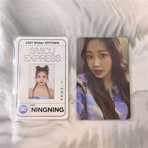 Aespa Giselle Ning Ning Smcu Winter Album On Carousell