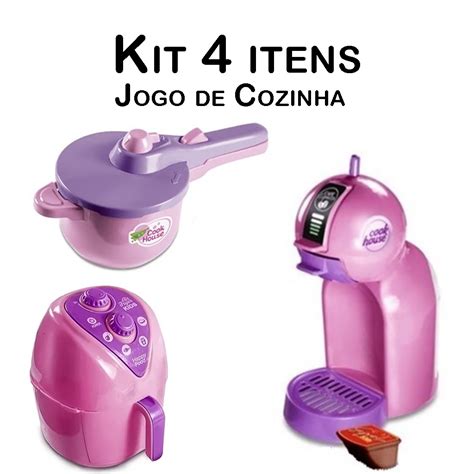 Kit Cozinha Infantil Airfryer Panela Liquidificador P Shopee Brasil