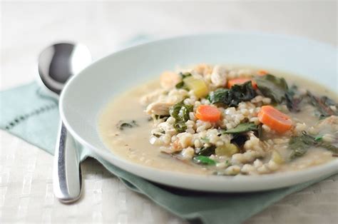 Chicken Barley And Swiss Chard Soup Recipe The Chic Life