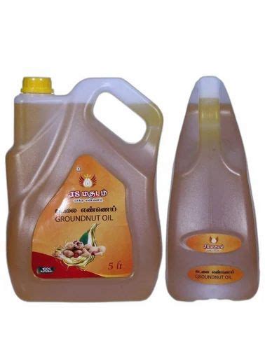 Liquid 5l Js Magudam Groundnut Oil For Cooking At Rs 950can In