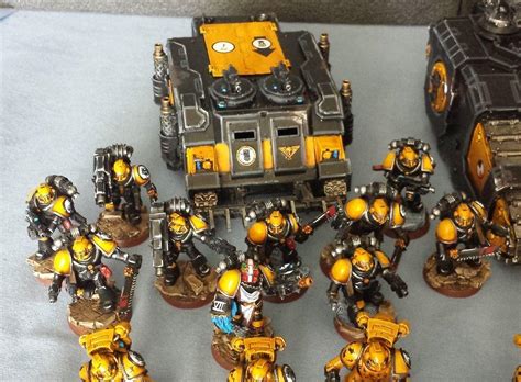 warhammer   forge world horus heresy imperial fists army painted