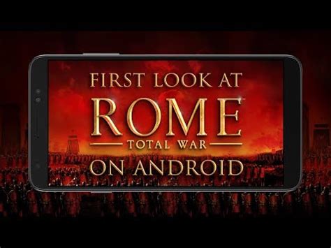 Gameplay footage shows ROME: Total War working beautifully on Android | Pocket Gamer