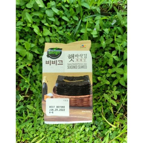 BIBIGO Savory Roasted Nori Seaweed 5g Shopee Philippines