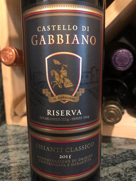 2015 Castello Di Gabbiano Chianti Classico Riserva Italy Tuscany