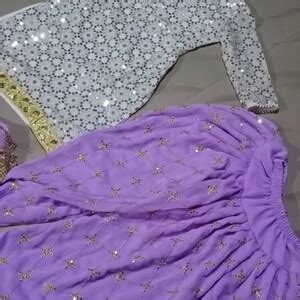 Purple Punjabi Dhoti Salwar Kameez With Heavy Embroidery Work For Women