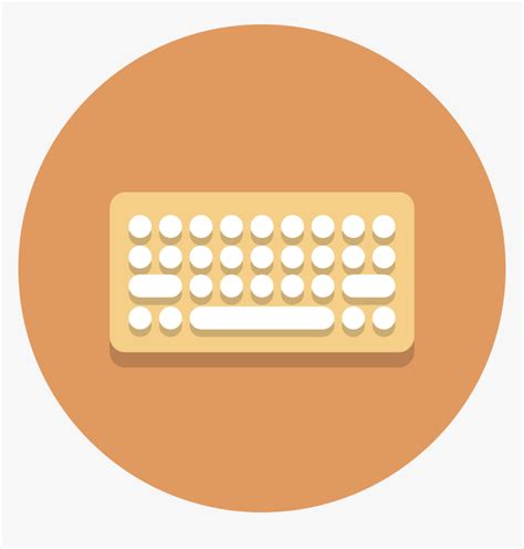 circle icons keyboard transparent cartoon keyboard icon hd png