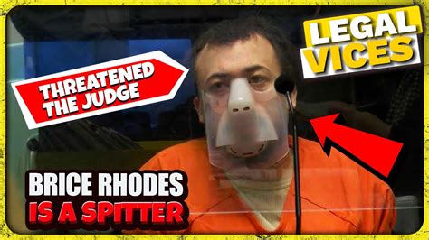 KY V BRICE RHODES Defendant Gets A Spit Mask And Threatens Judge YouTube